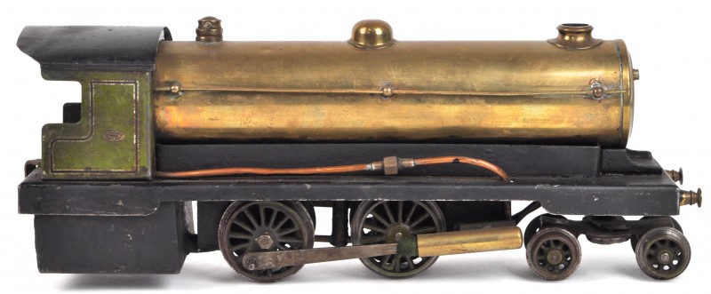 “Bowman Express Model 234. Glasgow”. Een miniatuur stoomlocomotief omstreeks 1890.