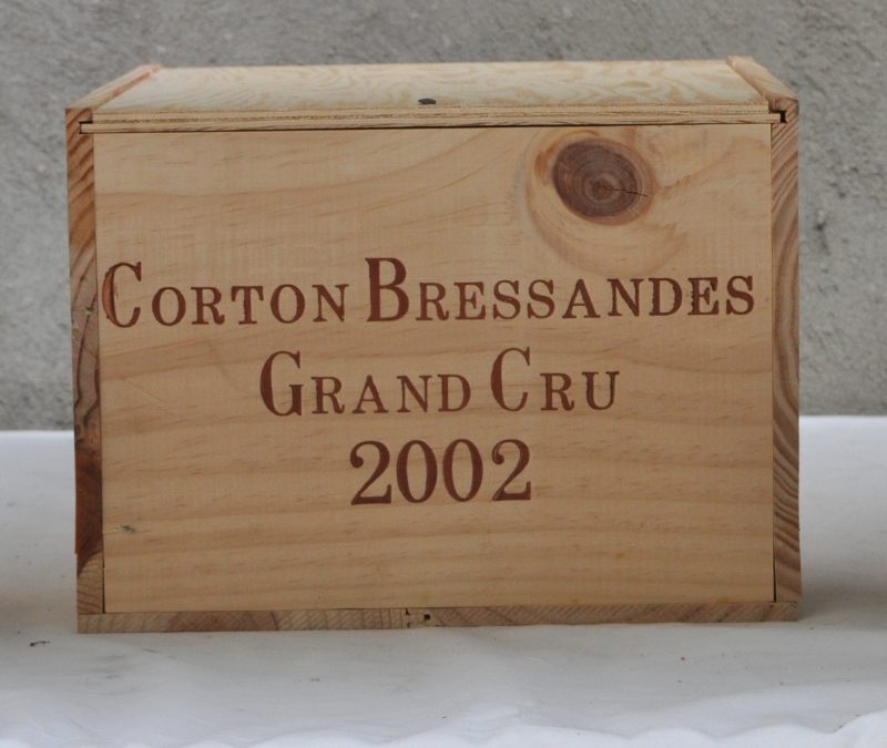 Corton-Bressandes A.C. Grand cru Edmond Cornu & Fils, Ladoix M.O. O.K. 2002  aantal: 6 bt