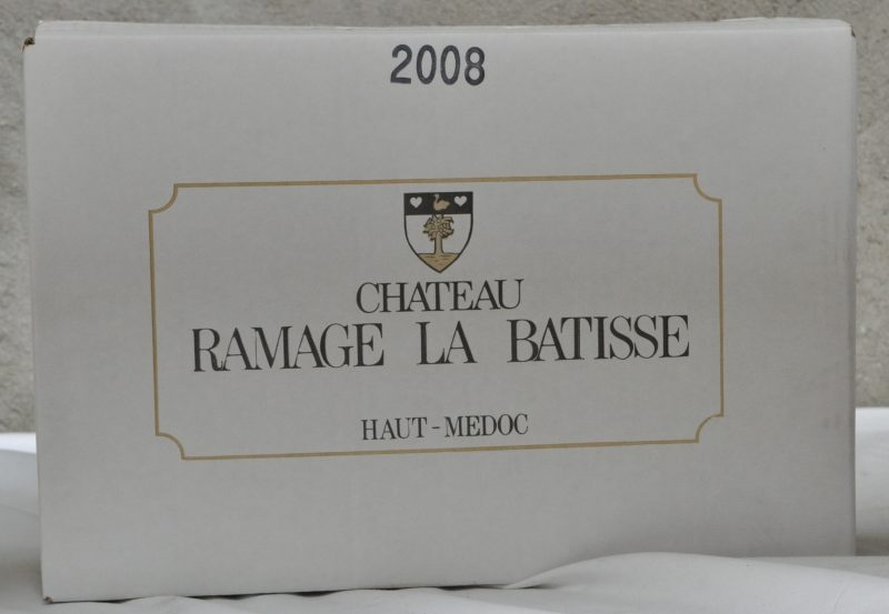Ch. Ramage La Batisse A.C. Haut-Médoc Cru bourgeois  M.C. O.D. 2008  aantal: 24 hbt