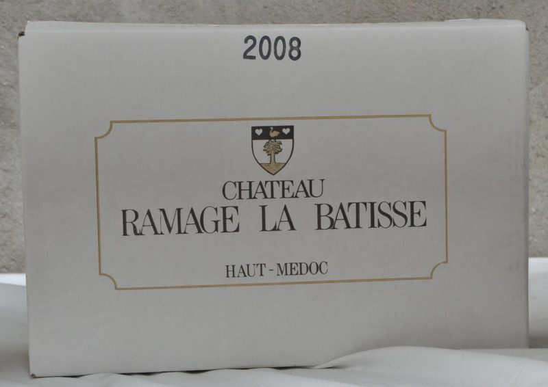 Ch. Ramage La Batisse A.C. Haut-Médoc Cru bourgeois  M.C. O.D. 2008  aantal: 24 hbt