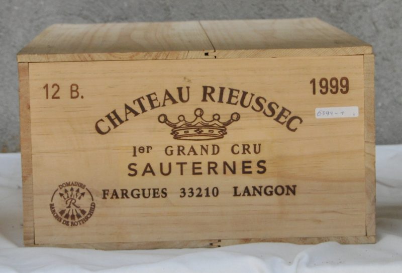 Ch. Rieussec A.C. Sauternes 1e grand cru classé  M.C. O.K. 1999  aantal: 12 bt