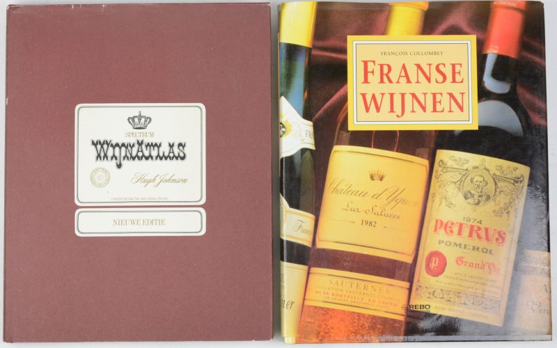Twee boeken: - Wijnatlas. Hugh Johnson. Ed. Het Spectrum, 1982.- “Franse wijnen”. François Collombet. Ed. Rebo Productions. Lisse, 1994.