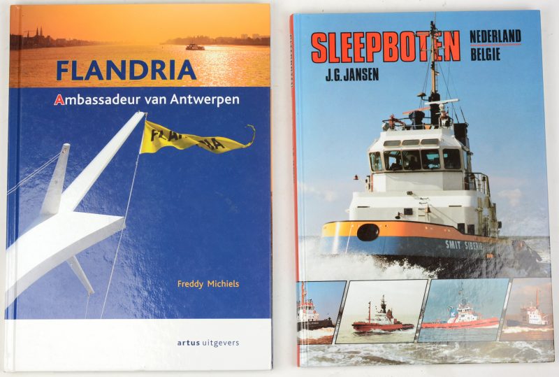Twee boeken: - “Flandria. Ambassadeur van Antwerpen”. Freddy Michiels. Ed. Artus. Brussel, 2008.- “Sleepboten”. J. G. Jansen. Ed. De Alk. Alkmaar, 1990.