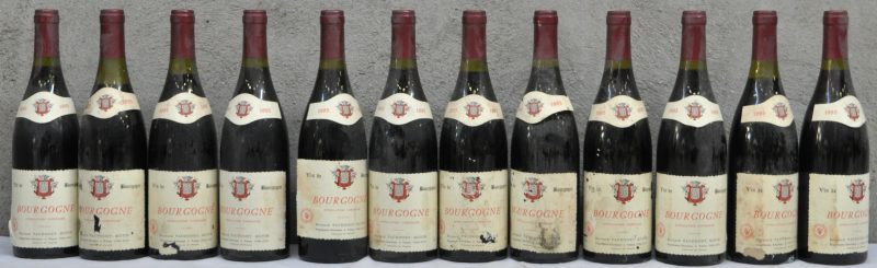 Bourgogne A.C.  Bernard Vaudoisey-Mutin, Volnay M.P.  1995  aantal: 12 bt
