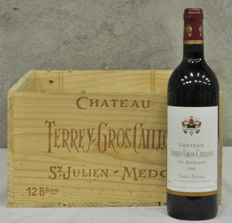 Ch. Terrey-Gros-Caillou A.C. St-Julien Cru bourgeois  M.C. K. 1996  aantal: 5 bt