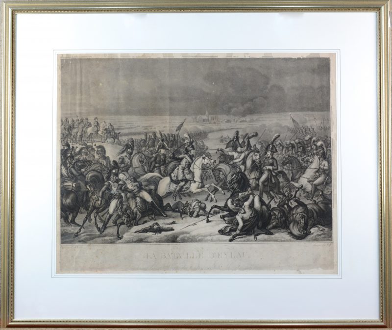 “La Bataille d’Eylau”. Gravure, XIXde eeuw.
