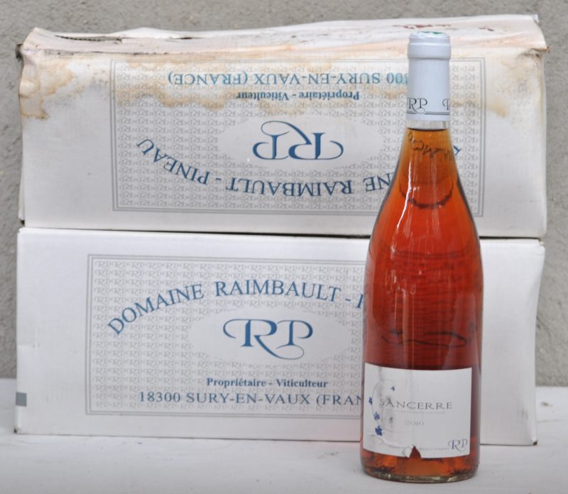 Sancerre Rosé A.C.   Dom. Raimbault-Pineau, Sury-en-Vaux M.D. O.D. 2010  aantal: 11 bt