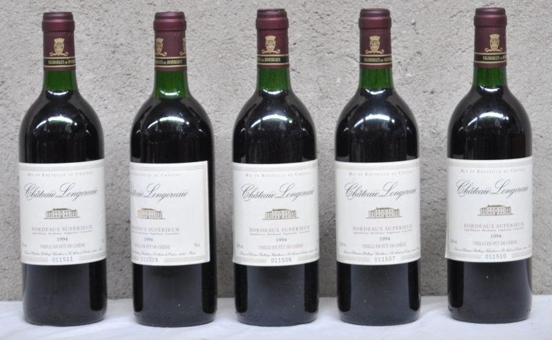 Ch. Longereau A.C. Bordeaux Supérieur   M.C.  1994  aantal: 5 bt