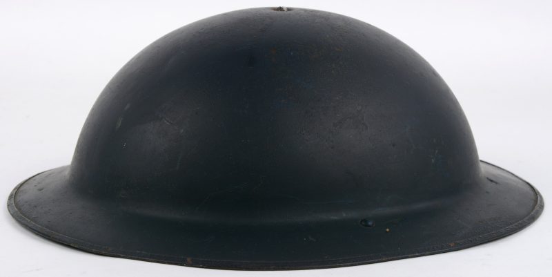 Een Engelse helm uit de Eerste Wereldoorlog