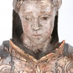 Gepolychromeerd houten heiligenbeeld. Spanje, XVIIIde of XIXde eeuw.