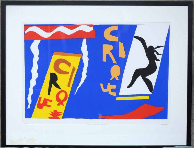“Cirque”. Een reproductie naar een werk van Matisse. Frankrijk, 1990.
