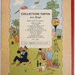 Tintin. “Le Crabe aux Pices d’Or”. Casterman 1948. Achterflap B2. Redelijk tot goede staat.