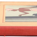 Tintin. “Les Cigares du Pharaon”. Casterman 1938. Achterflap A6. Schutbladen blauw met witte personages. Goede staat, blauwe inkt-of waterverfvlek op voorste cover.