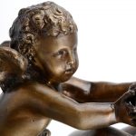 “Psyche en amor”. Bronzen beeld.