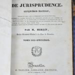 M. MERLIN, Répertoire de jurisprudence, 5ième éd. Bruxelles, 1825, 36 delen