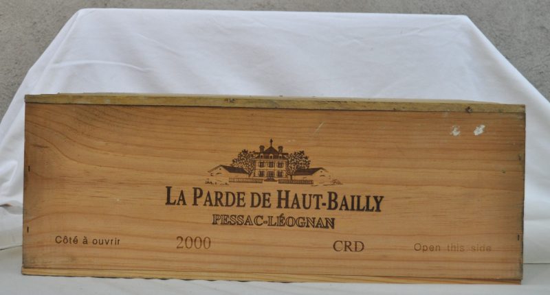 La Parde de Haut-Bailly A.C. Pessac-Leognan   M.C. O.K. 2000  aantal: 12 Bt.