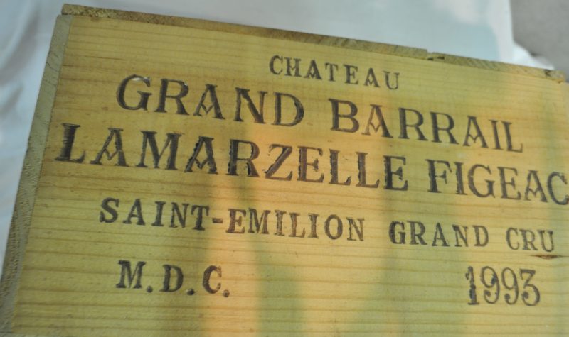 Ch. Grand Barrail Lamarzelle Figeac A.C. St-Emilion grand cru classé   M.C. O.K. 1993  aantal: 12 Bt.