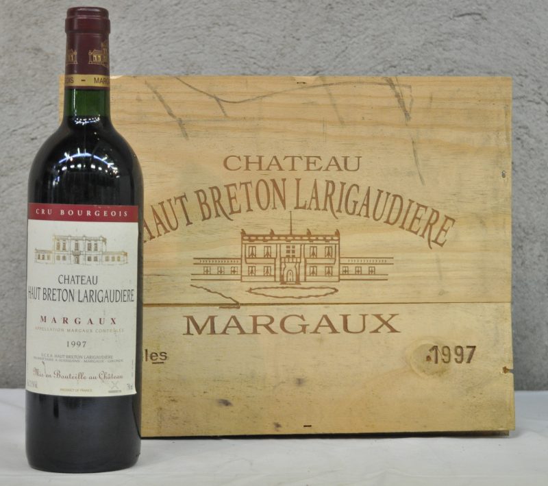 Ch. Haut Breton Larigaudiere A.C. Margaux Cru bourgeois  M.C. O.K. 1997  aantal: 4 Bt.