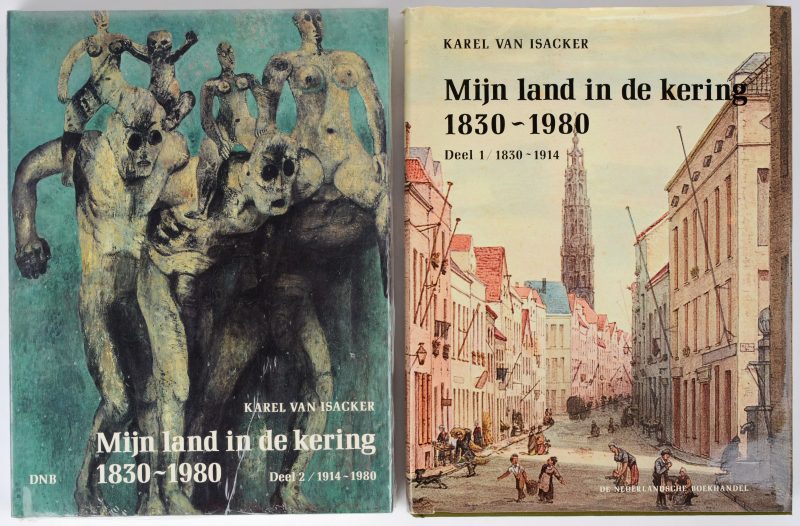 “Mijn Land in de Kering 1830-1980”. Twee delen. Ed. De Nederlandse Boekhandel 1978-1983. Zeer goede staat, tweede deel nog in plastic verpakking.