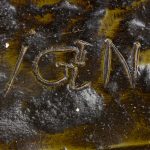 “Stier”. Een beeld van groengepatineerd brons naar een werk van Moignier.