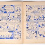 “Suske en Wiske: De vliegende aap”. Eerste druk, 1948. Compleet, maar in gelezen staat en met losse kaft.