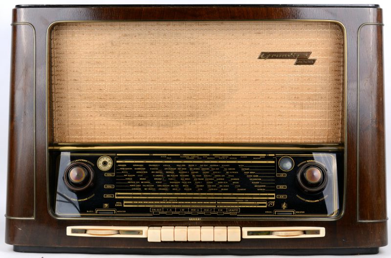 Radio Grundig. Begin jaren 50.