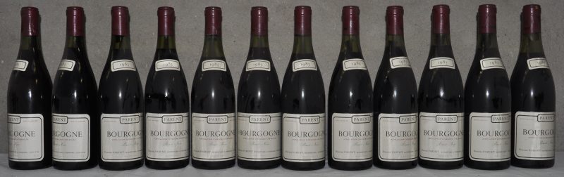 Bourgogne A.C.  Dom. Parent, Pommard M.D.  1983  aantal: 12 bt