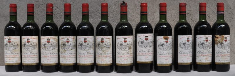 Ch. Plaisance A.C. 1e Côtes de Bordeaux   M.C.  1979  aantal: 12 bt