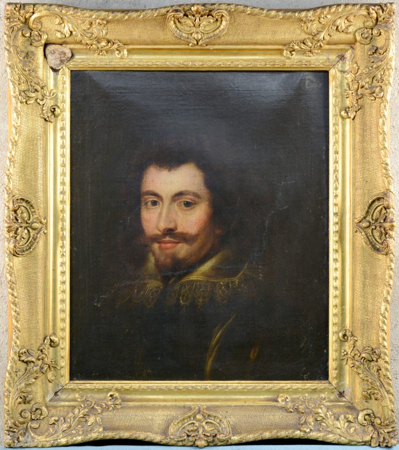 “Herenportret”. Olieverf op doek. XVIIe eeuw.