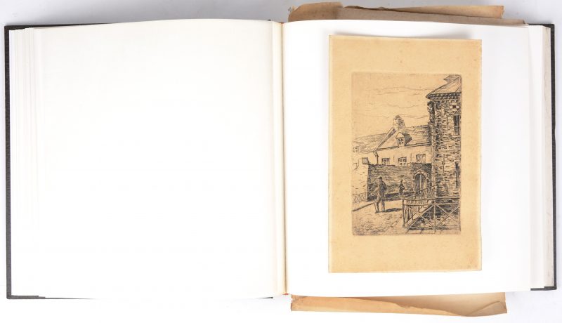 Een lot van dertien losse XIXe eeuwse gravures, waaronder zes voortellingen uit de Franse revolutie en vier werken van Willem Linnig Junior