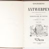 “ Geschiedenis van Antwerpen” F.M. Mertens & K.L. Torfs, Uitgave C. E. Vries - Brouwers, Antwerpen 1975. Een Hardcover uitgave in 8 delen.