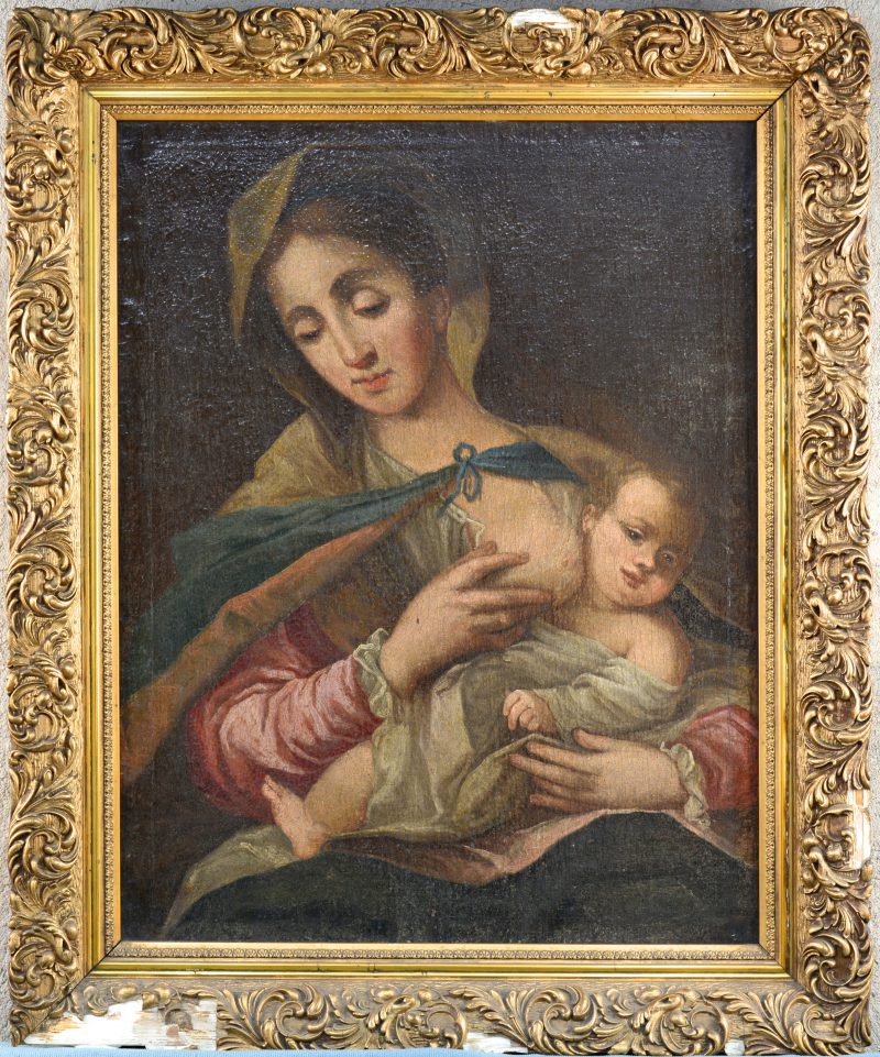 “Madonna met kind”. Olieverf op doek. Omstreeks 1800.