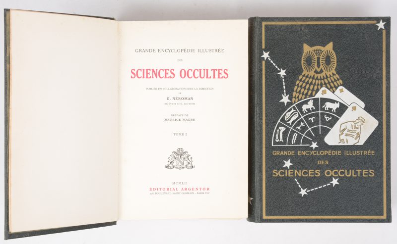 “Grande encyclopédie des Sciensces Occultes”. Ed. Argentor, Saint-Germain - Paris. 1952. Twee delen.