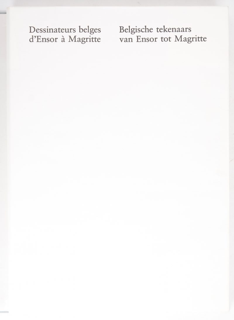 “Belgische tekenaars van Ensor tot Magritte”. Een tweetalige uitgave met telkens drie gedrukte prenten van twaalf kunstenaars. Ed. Lannoo. Tielt, 1975. Genummerd exemplaar 106/750.