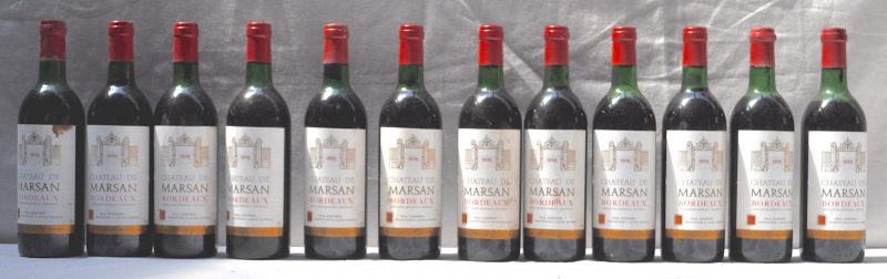 Ch. de Marsan A.C. Bordeaux   M.C. O.D. 1976  aantal: 12 Bt. vts à ts