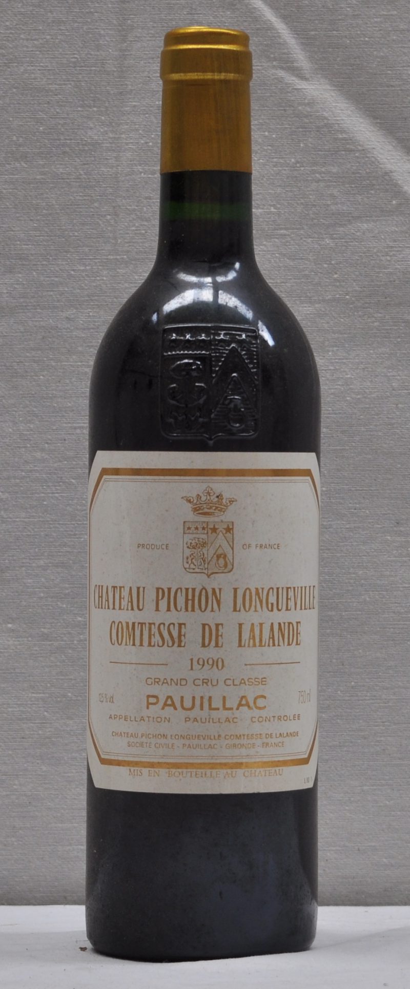 Ch. Pichon-Longueville Comtesse A.C. Pauillac 2e grand cru classé  M.C.  1990  aantal: 1 Bt.