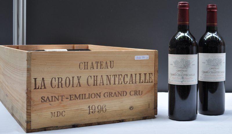 Ch. La Croix Chantecaille A.C. St-Emilion grand cru    M.C. O.K. 1996  aantal: 12 Bt. neck