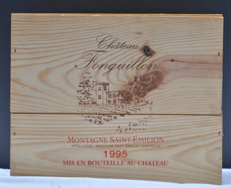 Ch. Fonguillon A.C. Montagne-St-Emilion   M.C. O.K. 1995  aantal: 3 Bt.