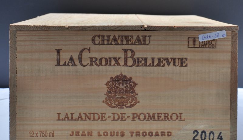 Ch. La Croix Bellevue A.C. Lalande-de-Pomerol   M.C. O.K. 2004  aantal: 12 Bt. neck
