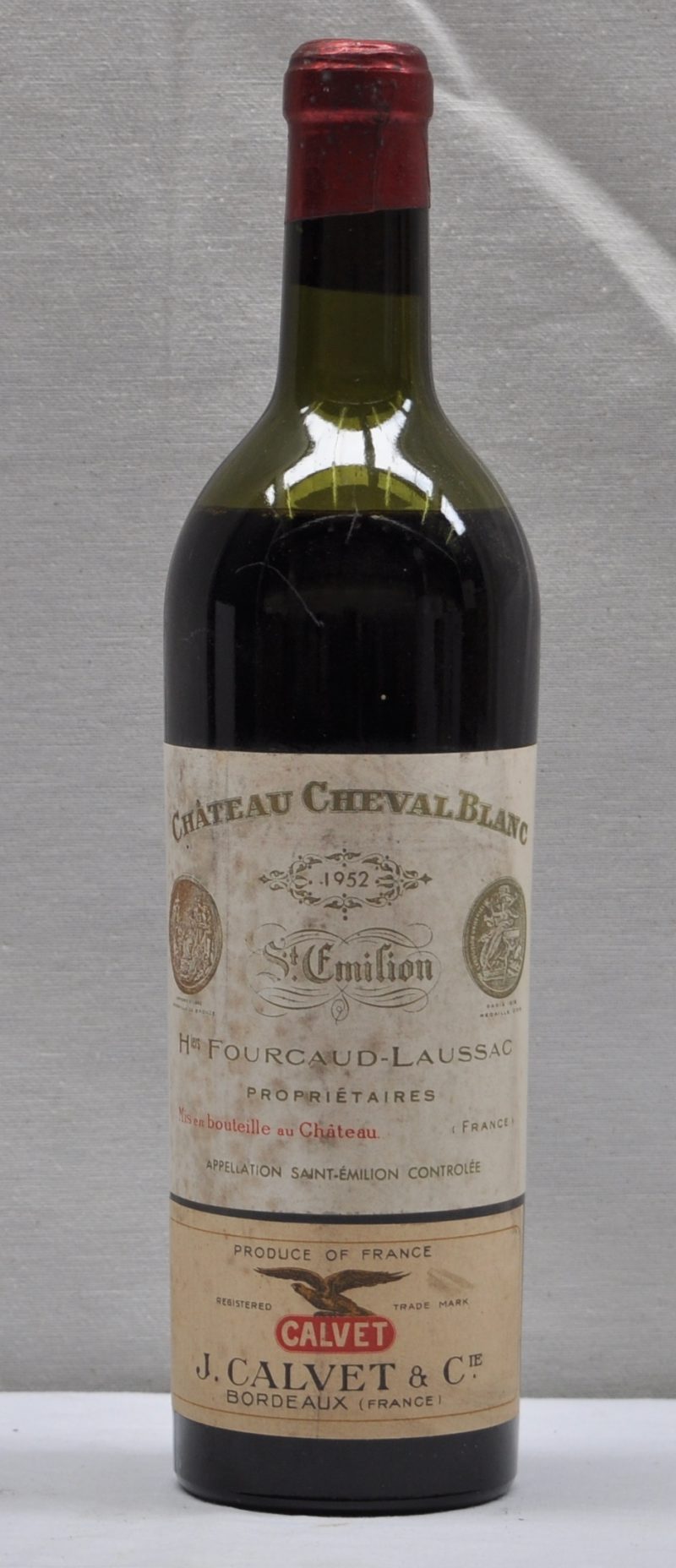 Ch. Cheval Blanc A.C. St-Emilion 1e grand cru classé   M.C.  1952  aantal: 1 Bt. ls