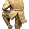 “Samoerai”. Een bronzen beeld met koperkleurig patina.