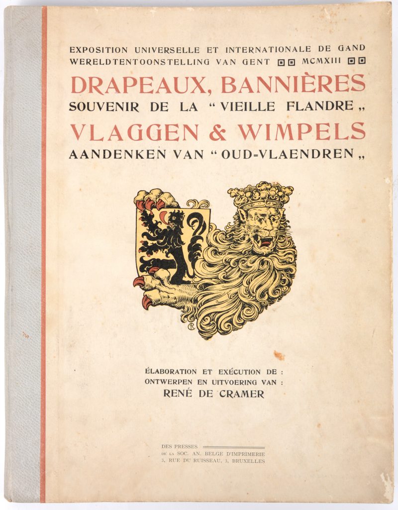 “Vlaggen en wimpels. Aandenken van Oud-Vlaenderen”. Een tweetalige uitgave.