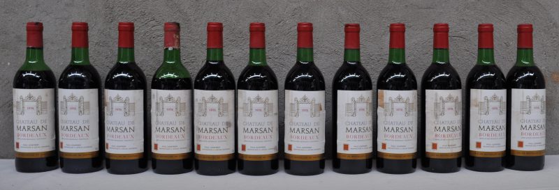 Ch. de Marsan A.C. Bordeaux   M.C.  1976  aantal: 12 Bt. BN & MS, 1 vidange