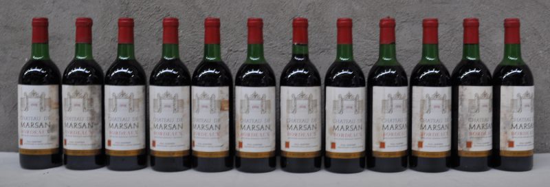 Ch. de Marsan A.C. Bordeaux   M.C. O.D. 1976  aantal: 12 Bt.