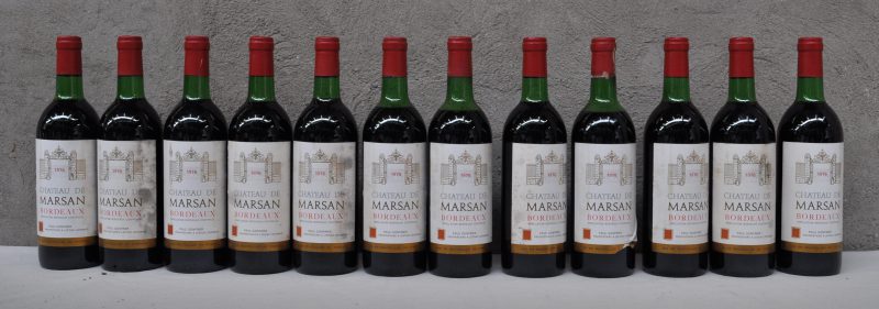 Ch. de Marsan A.C. Bordeaux   M.C. O.D. 1976  aantal: 12 Bt. TS