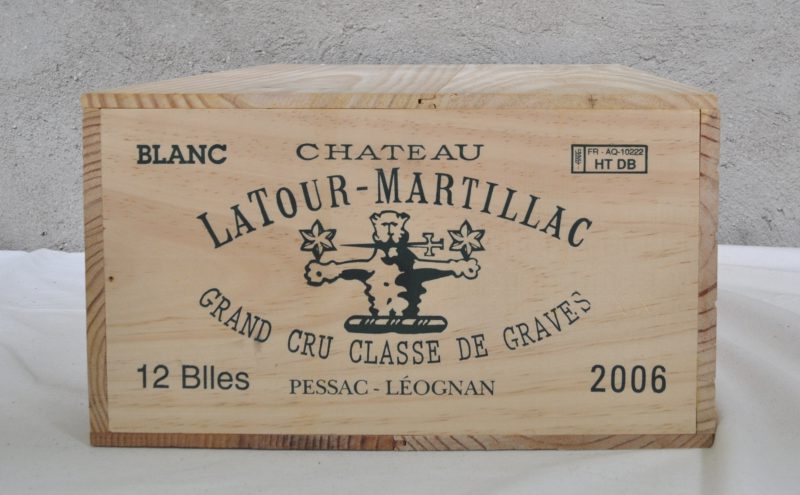 Ch. Latour-Martillac A.C. Pessac-Léognan Grand cru classé  M.C. O.K. 2006  aantal: 12 Bt.