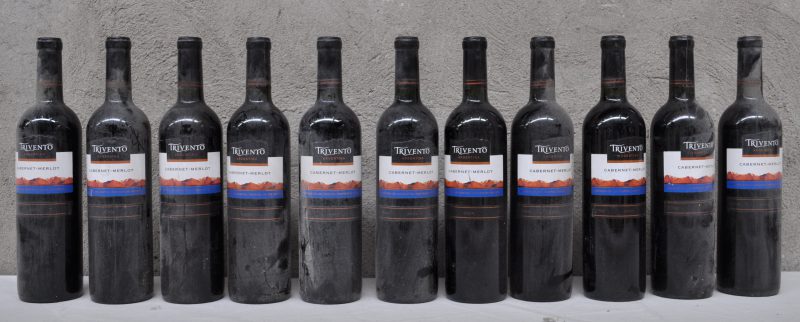 Trivento Cabernet-Merlot Wine of Argentina  Concha y Toro’s Argentine Winery M.O.  2004  aantal: 11 Bt. MS