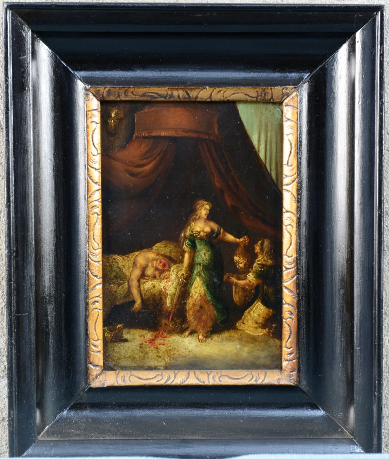 “Salomé en Johannes de Doper”. Olieverf op koper. Einde zeventiende eeuw.