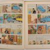 Tintin. “Les 7 Boules de Cristal”. Casterman 1948, 2de versie, zwarte titel. Blauw schutblad. Achterflap B2. Redelijk tot goede staat.