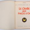 Tintin. “Le Crabe aux Pinces d’Or”. Casterman 1948. Achterflap B2. Redelijk tot goede staat.
